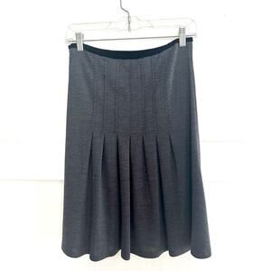 DVF Diane von Furstenberg Wool Fit and Flare Grey Skirt Size 2